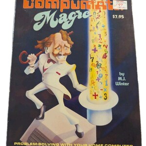 Vintage Compumath Magic - M. J. Winter- Datamost - original 1983 cover.