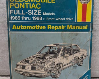 Haynes 1627 Buick Oldsmobile Pontiac 1985-1998 Full-Size FWD Repair Manual 19020