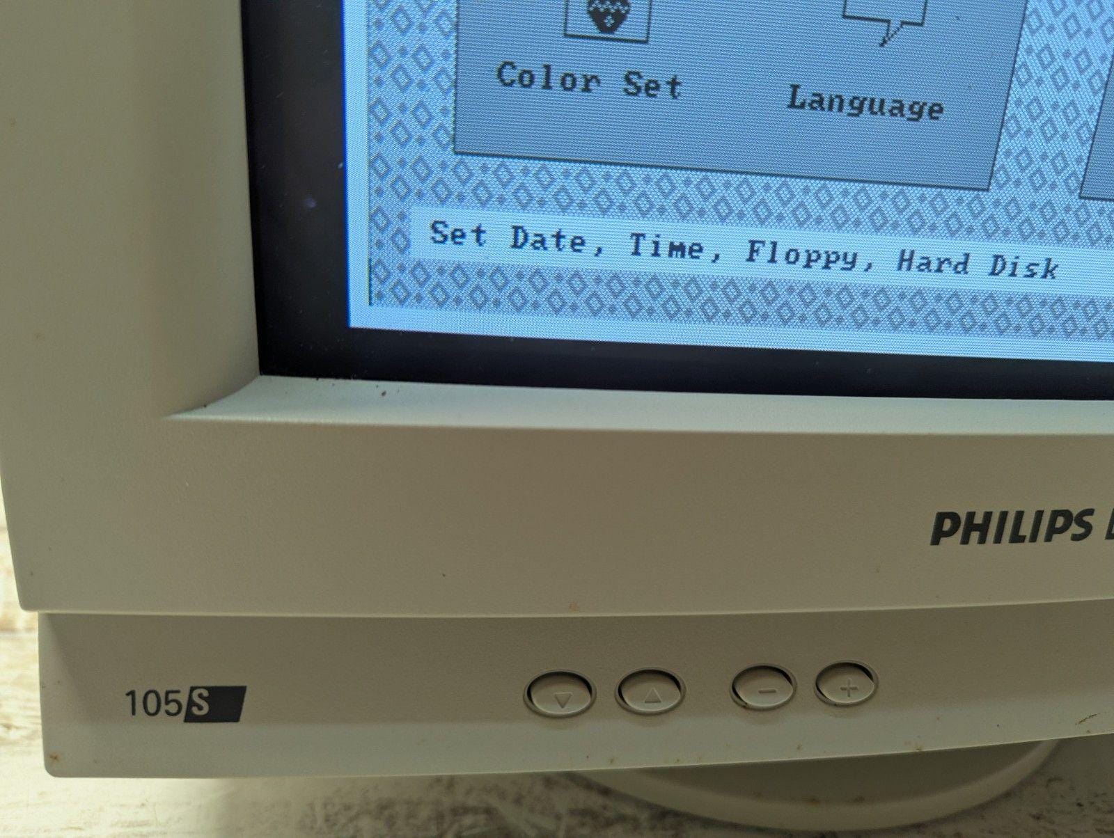 PHILIPS　　モニター Philips CRT Monitor Vintage 105S Tested Vintage 1998 Retro Gaming
