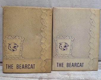 1958 Burlingame High School Yearbook Bearcat Year Book