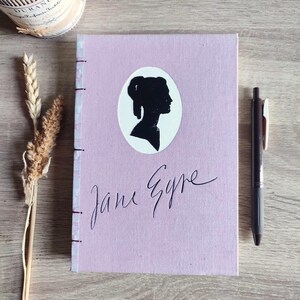 Quaderno vintage fatto a mano in Francia - Jane Eyre - Riciclato, rilegato a mano, steso - Diario di riciclo creativo - Perfetto per tenere un diario