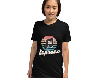 Soprano Sectional Short-Sleeve Unisex T-Shirt for a group where we pretend to be members of the same choir