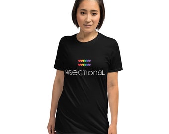 Bisectional Rainbow Equality Choir Chorus Humor T-Shirt Section Equality
