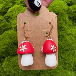 Mushroom Earrings