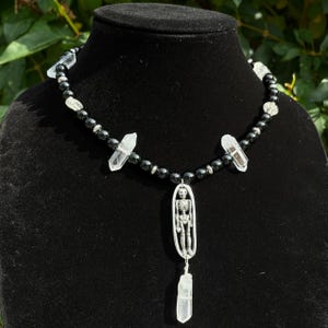 Onyx Skeleton Necklace