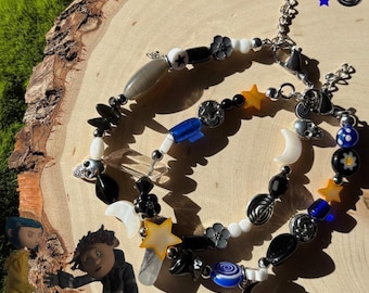 Coraline & Wybie Beaded Bracelets