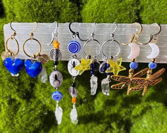 Coraline Inspired Beaded Earrings