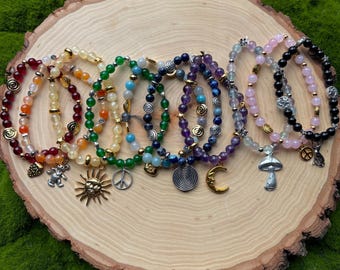 Crystal Charm Bracelets