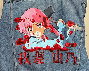 Custom hand painted anime demin jackets - commission