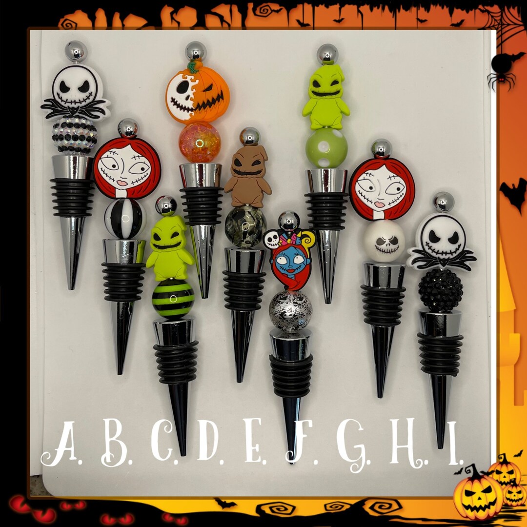 Nightmare Bling Wine Stoppers Disney Inspired Etsy