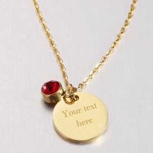 Engraved pendant, custom made necklace, personalized gift, unique jewelry, Gift for her, personalized jewelry, Engraved necklace