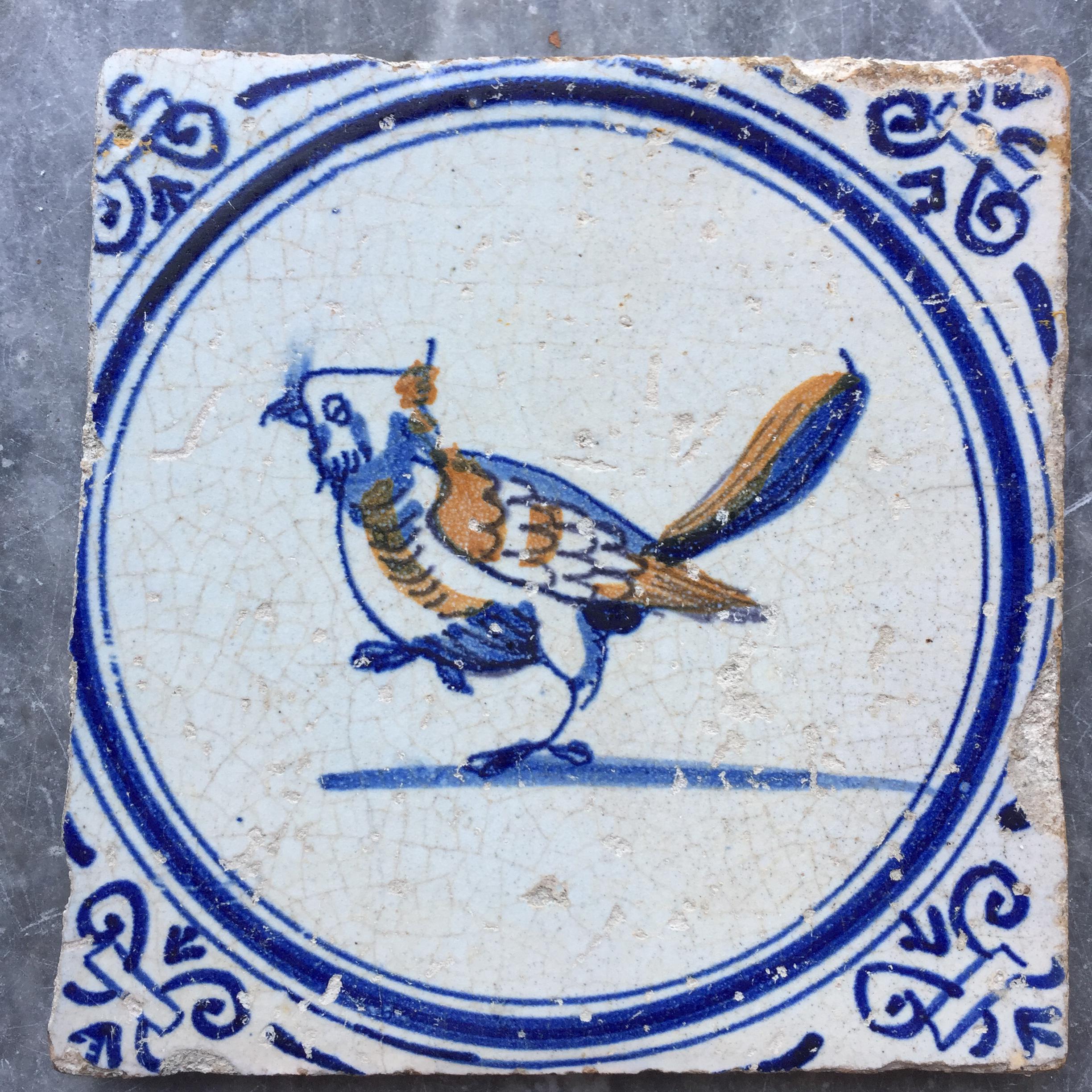 17世紀　オランダ　デルフトタイル　鳥 il_fullxfull.6259965876_dh6n.jpg