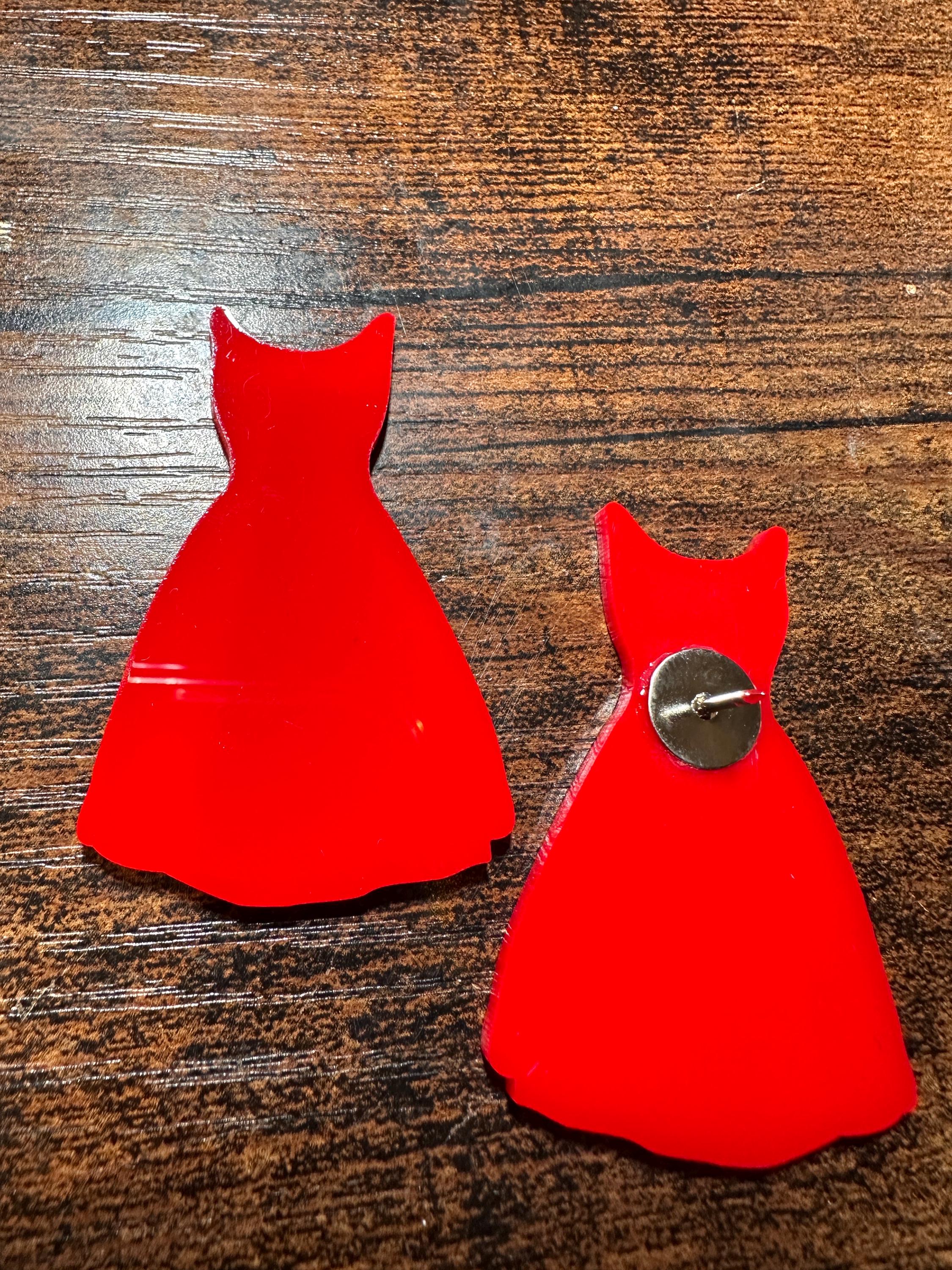 red dress day pins Small Red Dress Lapel Pins