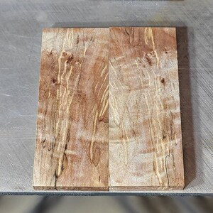 Knife Handle Material -Premium Quality, Stabilized Maple Burl (3/8&quot;x1-15/16&quot;x4-7/8&quot;)