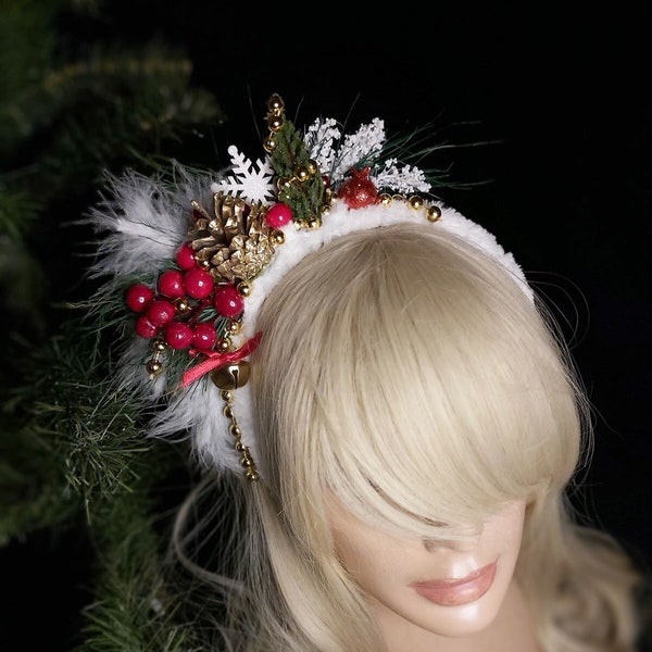 Christmas Party Crowns , Christmas Supplies , Christmas crown, Christmas Ornaments , Christmas gift, Christmas Accessories