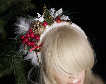 Christmas Party Crowns , Christmas Supplies , Christmas crown, Christmas Ornaments , Christmas gift, Christmas Accessories