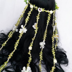 country wedding for women - flower wedding crown - boho crown - festival crown -  bridal crown - bridesmaids crown - flower crown