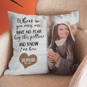 Personalized Memorial Gifts, Memorial Pillow, Bereavement Gifts, Throw Pillows For Couch, Sympathy Gifts For Loss Of Loved One, Grief Gifts