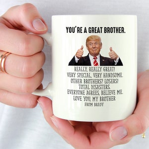 Best Brother Mug, Custom Mug, Coffee Mug, Brother Gifts, Brother Gifts From Sister, Gifts For Brother, Birthday Gifts For Men, Mens Gifts
