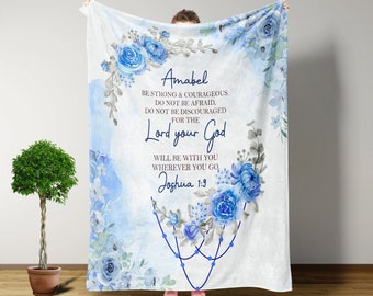 Christian Gifts for Women, Custom Blankets, Throw Blanket, Personalized Gifts, inspirational gifts for women, birthday gifts for women