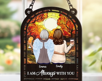Memorial Suncatcher, Personalized Memorial Gift, Sympathy Gifts For Loss Of Loved One, Loss Of Mom Gift, Sympathy Gift Family, Family Gifts