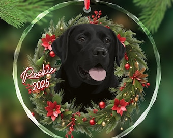 Black Lab Ornament, Labrador Ornament, Labrador Retriever Dog Ornaments, Dog Gifts for Women Men, Dogs Lovers Gifts, Hanging Ornament 2025