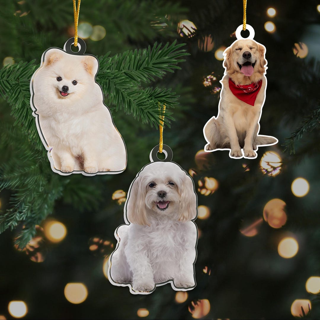 Personalized Dog Christmas Ornaments, Acrylic Dog Ornaments, Christmas — free download