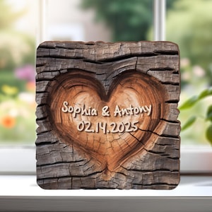 Personalized Couple Wooden Sign, Anniversary Gifts For Men, Gifts For Husband Birthday, Mothers Day Gifts For Wife, Couple Wooden Plaque