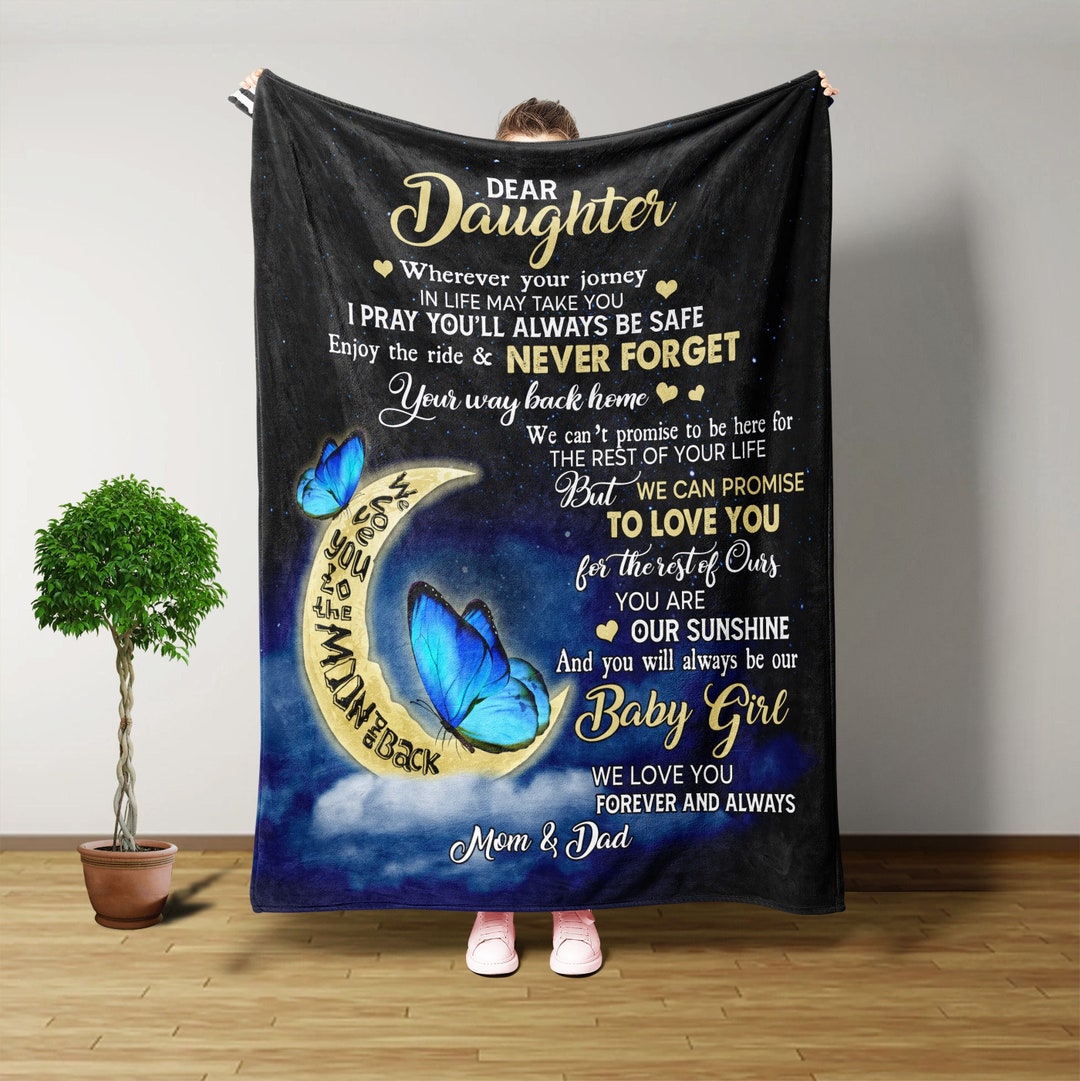 Daughter Blanket, Daughter Birthday Gift, Gifts for Daughter, Birthday Gifts for Daughter, Gifts