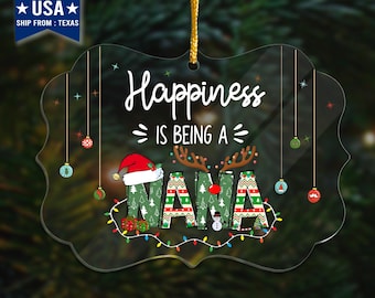 Christmas Ornaments, Happiness Is A Being A Mimi Ornament, Christmas Tree Decorations, Grandma Gifts, Christmas Gifts For Grandma