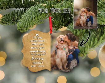 Dog Memorial Gifts, Dog Ornaments, Personalized Ornaments, Christmas Ornaments, Loss Of Dog Sympathy Gift, Remembrance Gifts, Grief Gifts