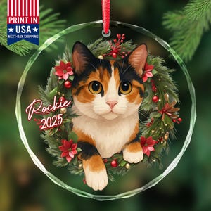 Calico Cat Ornament - Etsy