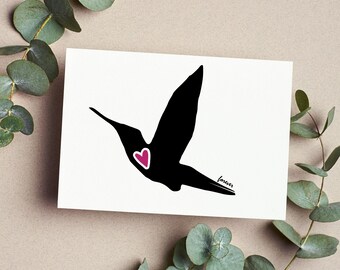 Hummingbird Digital Download Gift for loss of a loved one Sympathy Sorrow Sentiments Heartfelt Digi stamps digital pring
