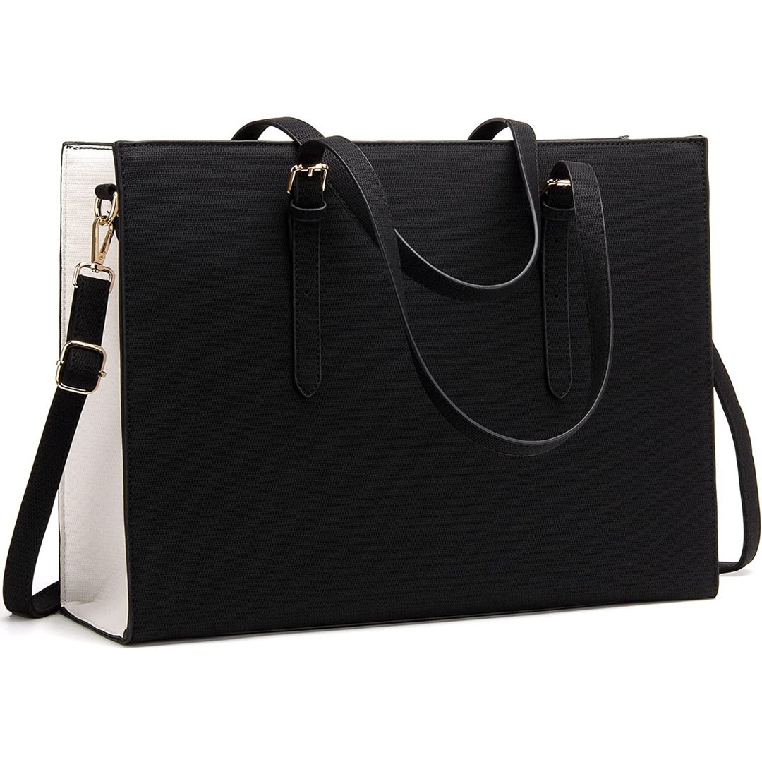 Laptop Bag for Women 15.6 Inch Lightweight Leather Computer Etsy