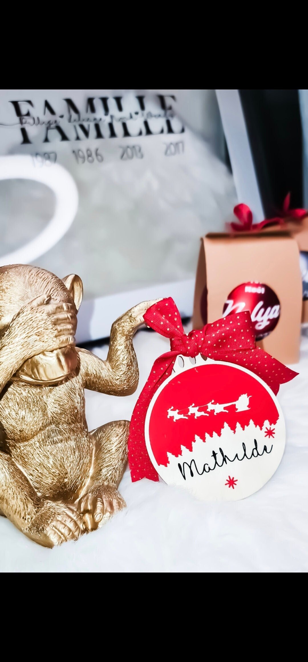 Marque Place Table de Noël