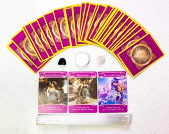 The Romance Angels オラクルカード The Romance Angels Oracle Card Deck and Physical Guidebook by