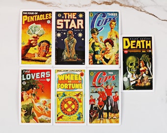PULP TAROT-kortleksläsning (inte en kortlek)