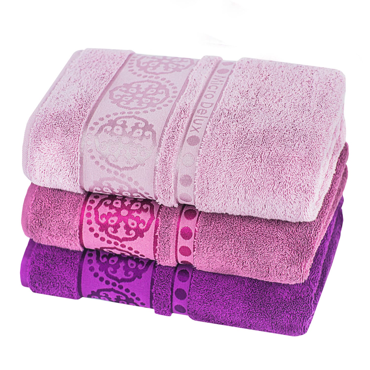 Beauty Threadz Luxurious 4 Pack Bath Towel 100% Premium Cotton 27"x54" 400 GSM 