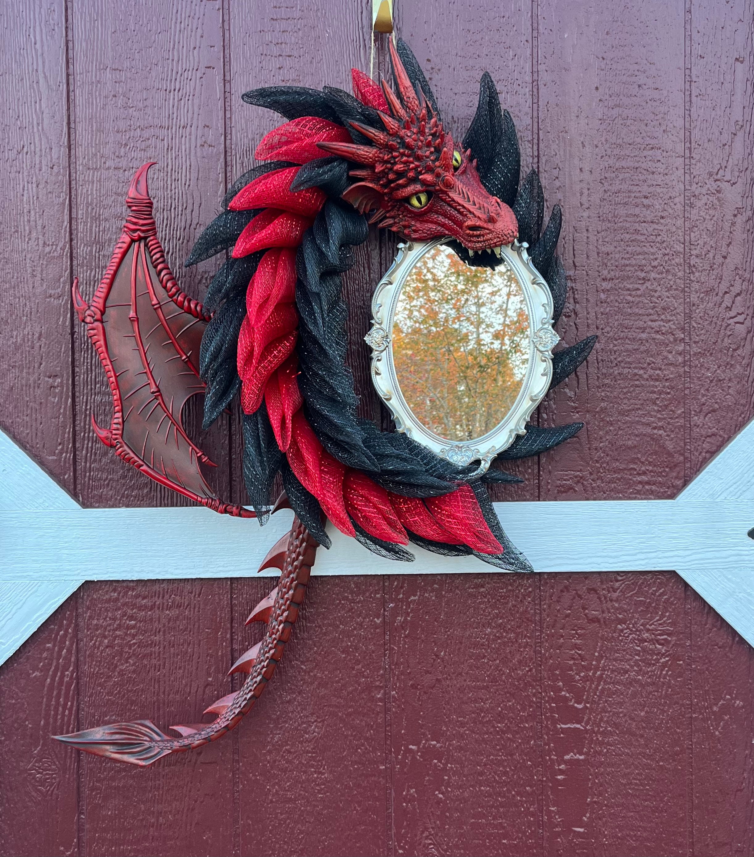 Dragon Wreath, Mirror Dragon Wreath, Cosplay Gifts, Unique Gifts
