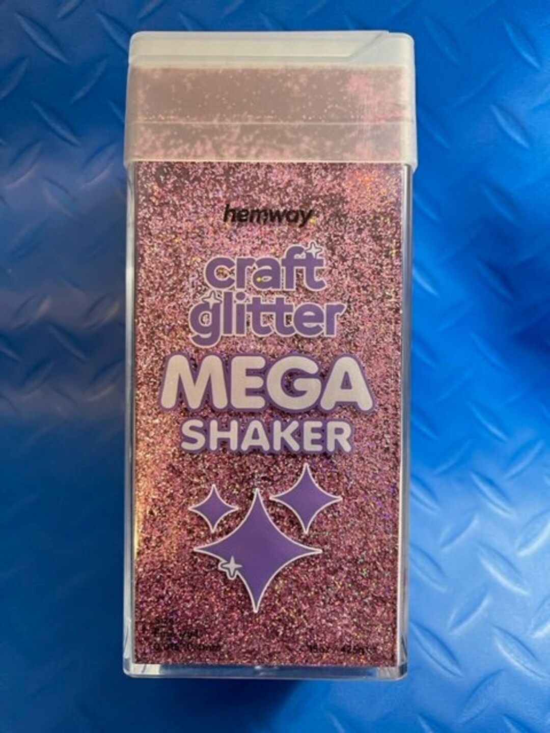 Hemway Craft Glitter Mega Shaker, Champagne Glitter, Fine Glitter