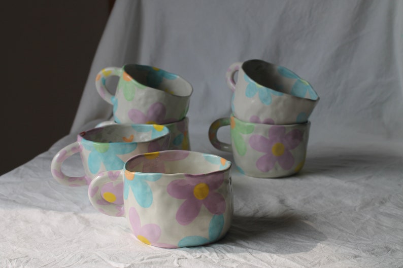 hanmdade ceramic mug, bestfriend mug, christmas mug. pottery, bestfriend gift image 9