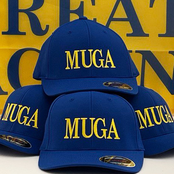 MUGA Make Ukraine Great Again Marjorie Taylor Greene 2024 MUGA Save Ukraine Premium Genuine Flexfit Baseball Hat