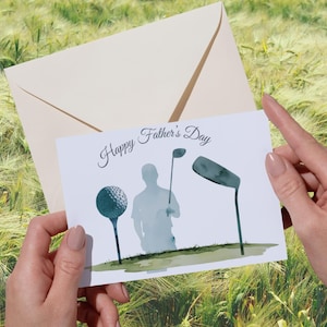 Instant Download Father&#39;s Day Card | Watercolor Art | Digital Printable | DIY Gift | Father&#39;s Day Greetings|  Father’s Day Gift