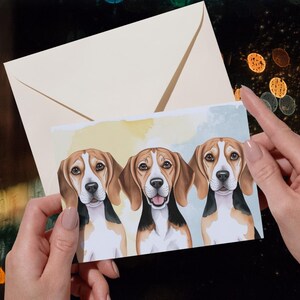 Thank You Note Digital Download | Printable Thank You Card | Instant Download | Digital Gratitude Card | Thank You Printable | Beagles