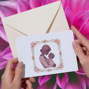 Instant Download Mother&#39;s Day Card | Watercolor Art | Digital Printable | DIY Gift | Mother&#39;s Day Greetings|  Mother’s Day Gift