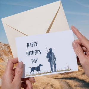 Instant Download Father&#39;s Day Card | Watercolor Art | Digital Printable | DIY Gift | Father&#39;s Day Greetings|  Father’s Day Gift