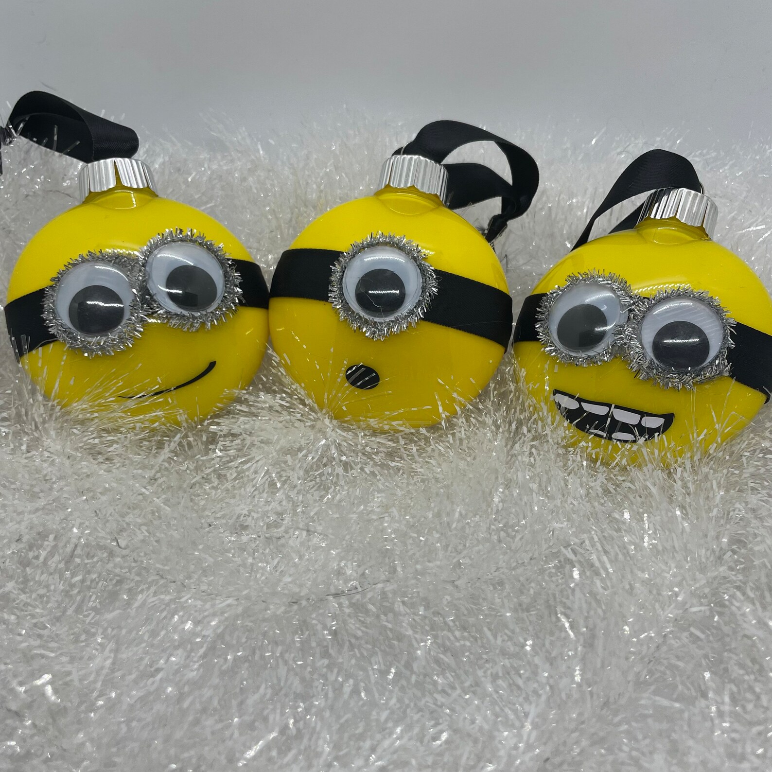 Minion Inspired Ornament Set - Etsy