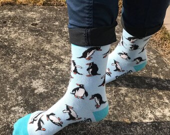Crazy socks | Cool novelty socks for animal lover, Penguin socks - Cute socks gift for women penguin lover