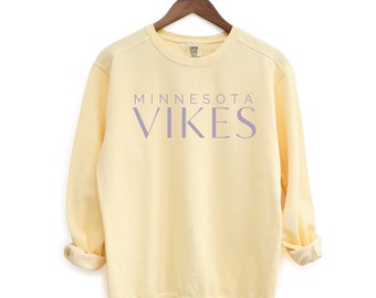Football Sweatshirt, Cozy Sweatshirt, Minnesota Sweatshirt, Gift Idea, Minnesota Vikings, Sports Sweatshirt, Skol Vikes, Vikings Sweatshirt