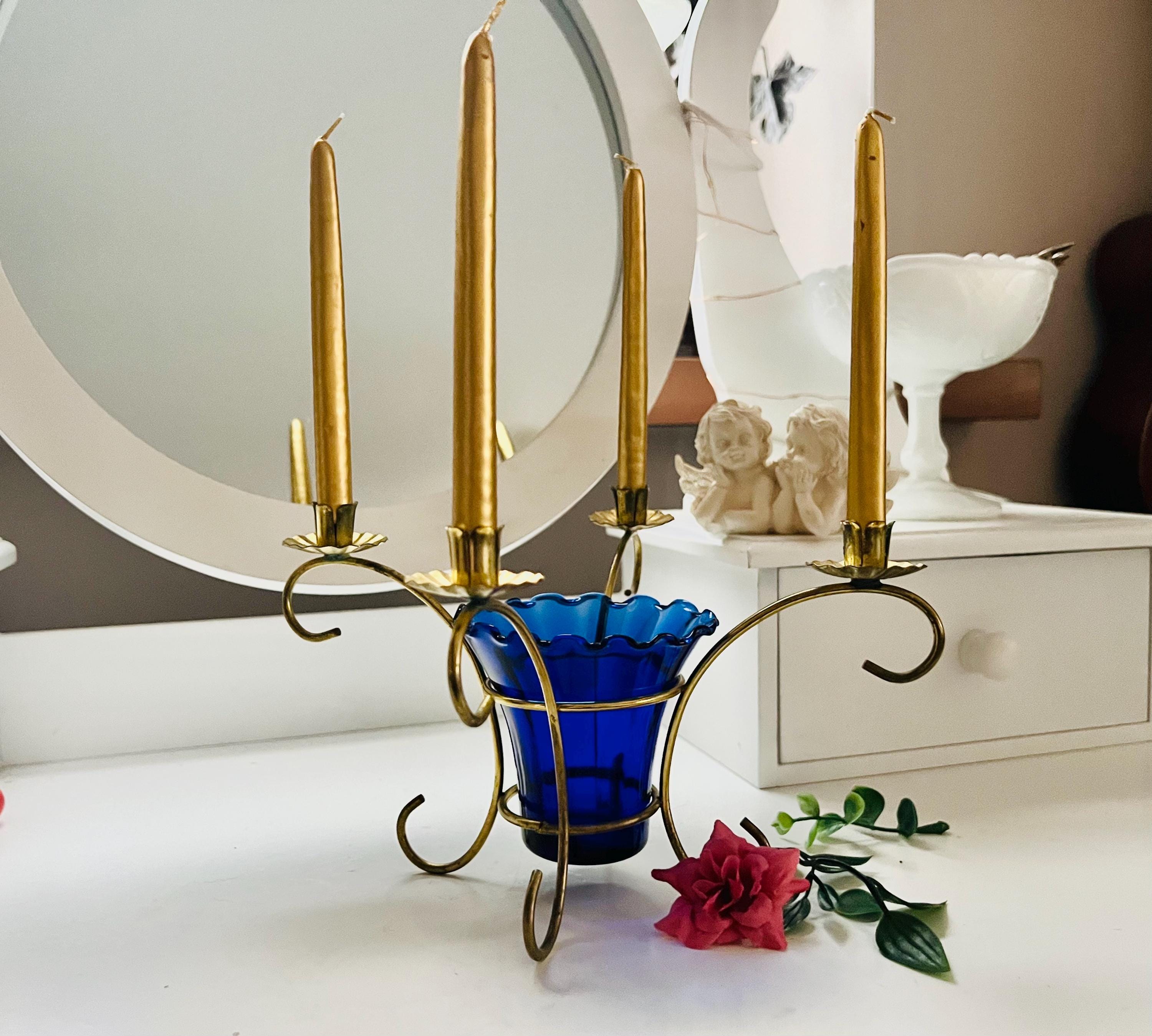 ヴィンテージ、希少な美しいコバルトブルーのGunnar Ander Ystad